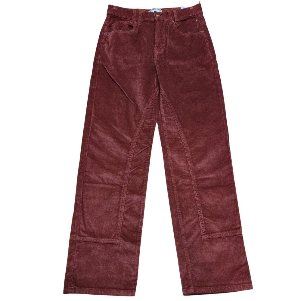 NWTWe The Free Risk Taker Cord Jeans Rust Boho Hippie Indie 28 Earthy Retro Mid - Picture 1 of 7